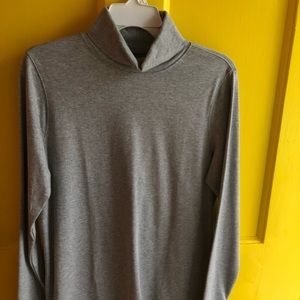 LL Bean Gray Turtleneck - Medium